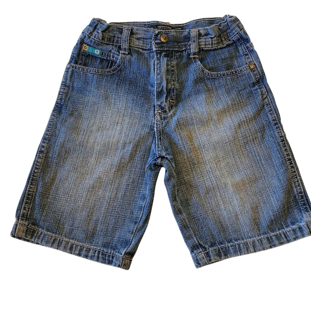 Southpole Denim Bermuda Shorts Kids Size 7 Jorts Y2K Baggy 2000s Skater